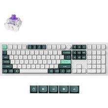 Load image into Gallery viewer, Keychron Q6 HE Wireless Custom Mechanical 100% Full Keyboard, 2.4 GHz/Bluetooth/Wired QMK Rapid Trigger Hot-Swappable Programmable Gateron Double-Rail Magnetic Switches for Mac Windows, Shell White