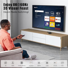 Load image into Gallery viewer, 8K HDMI 2.1 Cable 0.5FT6Inch2-Pack, Ultra High Speed 48Gbps HDMI Braided Cord, Support HDR10+, eARC, SBTM, QMS, CEC, HDCP 2.3 for TV, Monitor, PC, Laptop, HDMI Switch, HDMI Splitter, KVM, Projector