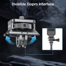 Load image into Gallery viewer, 1/4" Adapter Screw Head Camera Mount with Arca, GP-01 Aluminum Alloy Tripod Conversion Adapter Compatible with Insta360 One X4 X3 X2 X/ DJI Pocket 2/ GoPro Hero Accessories