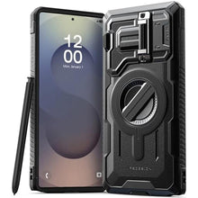 Load image into Gallery viewer, VRS DESIGN Terra Guard Ultimate for Galaxy S25 Ultra Case (2025), Premium Protective Case with Full Camera Lens Protection & Magnetic Wireless Charging and Accessory Compatibility (Matte Black)