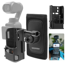 Load image into Gallery viewer, Osmo Backpack Strap Mount with Pocket 3 Expansion Adapter Frame Bracket, 360 Rotation Bag Belt Shoulder Holder Attachment Compatible with GoPro DJI Action 5 Pro 4 3 Insta360 Ace Pro 2 Accessories