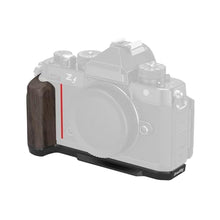 Load image into Gallery viewer, SMALLRIG Z f Wooden Handgrip, L-Shape Grip Holder for Nikon Z f Camera, Retro-Style Side Handle with 1/4"-20 Threaded Hole, Cold Shoe, Quick Release Plate for Arca, Black