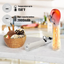 Load image into Gallery viewer, Dalicode Heated Ice Cream Scoop – Electric Scooper for Hard Ice Cream and Desserts, Handheld Heating Up to 158°F, Rechargeable with LED Display, Easy to Clean, Ideal Summer Gift