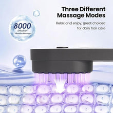 Load image into Gallery viewer, UNIWA Scalp Massager Hair Growth Brush, Hair Oil Applicator, 3 in 1 Scalp Massage Tool, Head Scalp Massager for Relax, Cordless Electric Brush for Hair Care, Oil Dispenser Comb, Mothers Day Gifts,Grey