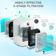 Load image into Gallery viewer, Aircillin Air Purifiers for Home Bedroom Up to 908 Sq Ft, Air Purifiers with HEPA Filter Aromatherapy,Turbo Boost Button, Sleep Mode, White