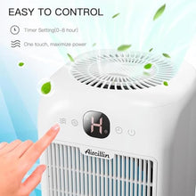 Load image into Gallery viewer, Aircillin Air Purifiers for Home Bedroom Up to 908 Sq Ft, Air Purifiers with HEPA Filter Aromatherapy,Turbo Boost Button, Sleep Mode, White