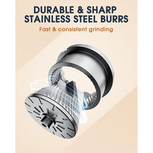 Load image into Gallery viewer, Mini Manual Coffee Grinder with CNC Stainless Steel Conical Burr & 40 Adjustable Settings, Portable Hand Coffee Bean Mill with 30g Capacity & Crank, Great for Travel, Camping, Espresso, Pour Over, etc