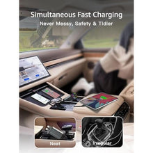 Load image into Gallery viewer, PDMAX Retractable Car Charger USB C,145W Type C Car Charger Fast Charging with Dual Retractable USB C Cable and USB Ports, Compatible with iPhone 16/15,S25/24/23/22, Pixel 9/8/7