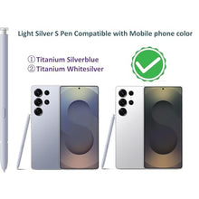 Load image into Gallery viewer, S25 Ultra S Pen Replacement for Samsung Galaxy S25 Ultra 5G All Versions, Galaxy S25 Ultra Stylus Pen with 5xTips/Nibs (Light Silver)