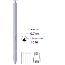 Load image into Gallery viewer, S25 Ultra S Pen Replacement for Samsung Galaxy S25 Ultra 5G All Versions, Galaxy S25 Ultra Stylus Pen with 5xTips/Nibs (Light Silver)