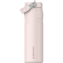 Load image into Gallery viewer, Stanley IceFlow Flip Straw 2.0 Water Bottle 24 oz | Built-In Straw with Larger Opening | Lightweight and Leak Resistant | Insulated Stainless Steel | BPA-Free | Rose Quartz