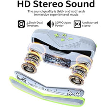 Load image into Gallery viewer, 2025 Bluetooth Speaker BT5.3 Small IPX7 Shower Speaker Bluetooth Waterproof with Loud HD Sound 20H Playtime for Party Home Wireless Portable Men's Electronic Gift for Outdoor Travel(Green)