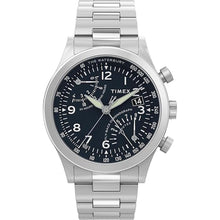 Load image into Gallery viewer, Timex Men's Waterbury Traditional Fly Back Chronograph 43mm Watch - Stainless Steel Bracelet Blue Dial Stainless Steel Case
