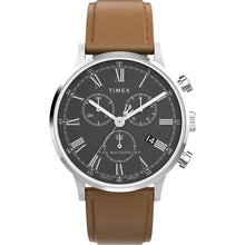 Load image into Gallery viewer, Timex Men's Waterbury Classic 40mm Watch - Brown Strap Black Dial Stainless Steel Case