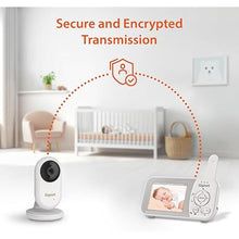 Load image into Gallery viewer, Gigaset VS280 - Video Baby Monitor - 2.8" LCD Screen - Secure Transmission with Encrypted Signal via FHSS Technology - Real-Time Video Transmission - Two-Way Conversation (Half-Duplex), White
