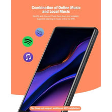 Load image into Gallery viewer, AGPTEK 40GB MP3 Player with Bluetooth and WiFi, 4'' Full Touch Screen MP4 Player with Spotify, Android Online Music Player with Speaker, FM Radio, Model: T05(Black)