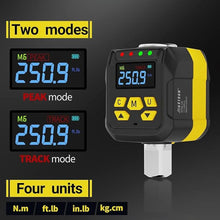 Load image into Gallery viewer, Digital Torque Adapter, 1/2-Inch Drive, 17-340 Nm/12-250 Ft-lb, Color LCD Display with 2 Modes, 4 Units, Buzzer & LED Alert
