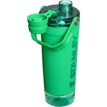 Load image into Gallery viewer, Stanley Activate Shaker Bottle 20 oz | Leakproof Insulated Stainless Steel Shaker Cup | Base Storage and Twist On Fast Flow Lid | Protein Shakes and Pre Workout Powder | BPA-Free | Meadow