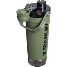 Load image into Gallery viewer, Stanley Activate Shaker Bottle 20 oz | Leakproof Insulated Stainless Steel Shaker Cup | Base Storage and Twist On Fast Flow Lid | Protein Shakes and Pre Workout Powder | BPA-Free | Dried Pine