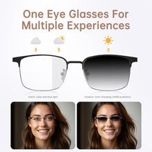 Load image into Gallery viewer, Smart AI Translator Glasses, Clear Blue Light Glasses for Woman Men, Simultaneous Interpretation Eyeglasses for 110+ Languages, Real-Time Translation, Remote Shooting,AI Smart Sunglasses for Travel -S