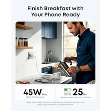 Load image into Gallery viewer, Anker Nano 45W Type C Charger Fast Charging, Compact and Foldable Plug USB C Charger Block for Samsung Galaxy S25 Ultra/S24 Series, iPhone 16 Series, MacBook, Pixel 9, iPad (White)