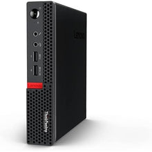 Load image into Gallery viewer, Lenovo ThinkCentre Tiny Business Desktop Mini PC, AMD Processor, 16GB RAM, 256GB PCIe SSD, 2X Display Port, USB 3.1 Gen 1, RJ-45, Wi-Fi, Windows 11 Pro, Black