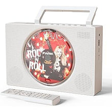 Load image into Gallery viewer, CD Player Boombox with Bluetooth, FM Radio, USB, AUX-in, Headphone Jack, CD-R/RW and MP3 CDs Compatible, Clear and Full Sound, Portable Stereo 10W Wired Power for Home