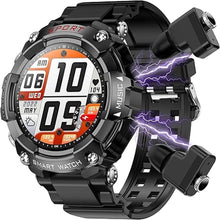Load image into Gallery viewer, Smart Watch (Answer/Make Calls) for Women Men, Smartwatch with Headphones,10+ Sports Activity Trackers,1.52" HD Fitness Watch with Heart Rate Monitor Sleep Monitor, for Android iOS (Black-T96)