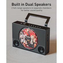 Load image into Gallery viewer, CD Player Portable with Bluetooth, FM Radio, USB, AUX-in, Headphone Jack, CD-R/RW and MP3 CDs Compatible, Clear and Full Sound, Stereo 10W Wired Power for Home-Black