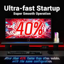 Load image into Gallery viewer, Mini PC Gaming AMD Ryzen 8745HS, Ultra-fast, Up to 4.9GHz 8C/16T, Radeon 780M, 32GB DDR5 1TB PCIe 4.0, Dual Fans/65W/USB-C 4/2.5Gbps/WiFi6/Bluetooth5.2/RGB Control, Small Mini Desktop Computer