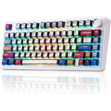 Load image into Gallery viewer, x Aula F75 Mechanical Keyboard, Wireless RGB Backlit Gaming Keyboard w/Hot-Swap Socket & Knob, Gasket Mount Pre-lubed Reaper Switches, Bluetooth/2.4GHz/Type-C, Creamy Sounding Manga Keycaps