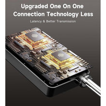 Load image into Gallery viewer, Wireless Microphones, Microphone with One-to-One Chip Connection and Rechargeable Receiver, Metal Dynamic Mic Head, 40H Duration, 200FT Range Receiving, Less Latency Microphone for Singing