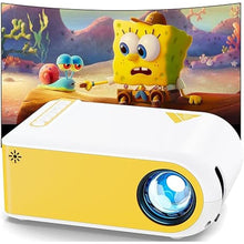 Load image into Gallery viewer, KSAN Mini Projector, Projector with WiFi and Bluetooth, Portable Movie Projector for Outdoor use, Built-in Speaker, 1080P Support Small Bedroom Video Projectors Compatible with Phone /TV Stick /PC