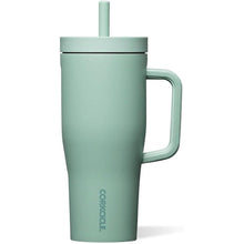 Load image into Gallery viewer, Corkcicle Cruiser Insulated Tumbler with Handle and Straw, 22oz - Thyme