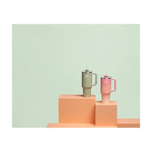 Load image into Gallery viewer, STANLEY Quencher H2.0 Tumbler with Handle and Straw 40 oz | Flowstate 3-Position Lid | Cup Holder Compatible for Travel | Insulated Stainless Steel Cup | BPA-Free | Pink Mesa Sunset