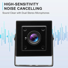 Load image into Gallery viewer, QILOVE 4K Webcam USB Camera with HDR, 30fps, Fixed Focus, Dual Microphones – USB Plug & Play for PC/Laptop, Streaming, Conferencing, Recording