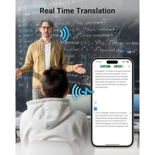 Load image into Gallery viewer, AI Translation Earbuds Real Time for 144 Languages & Accents, Audifonos Traductores Inglés Españo, 3-in-1 Smart Bluetooth Language Translator Earbuds Ideal for Travel Business Learning (White)