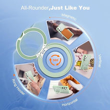 Load image into Gallery viewer, Zalinbo for Samsung Galaxy S25 Plus Case with 360 Rotatable Magnetic Ring Stand Compatible with Mag-Safe Military Protection Shockproof Matte Translucent Phone Cases for Galaxy S25 ,Green