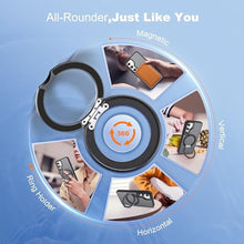 Load image into Gallery viewer, Zalinbo for Samsung Galaxy S25 Plus Case with 360 Rotatable Magnetic Ring Stand Compatible with Mag-Safe Military Protection Shockproof Matte Translucent Phone Cases for Galaxy S25 ,Black