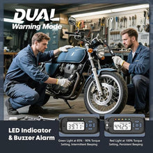 Load image into Gallery viewer, 3/8 Torque Wrench Digital (2.21-44.25 Ft. Lb) ±2 % Accuracy Digital Inch Pound Torque Wrench 3/8 Drive Ratchet with Buzzer LED Flash Track Mode/Universal Joint & 6" Xtension Bar for Bike Moto Auto