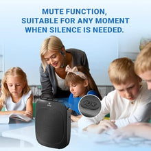 Load image into Gallery viewer, Bluetooth Voice Amplifier with Wireless Earhook Microphone,Wireless Microphone with Speaker Combo,Mini Megaphone with Wireless Amplifier Headset,Portable PA System,Classroom Microphone for Teachers
