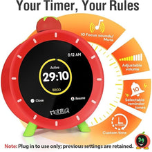Load image into Gallery viewer, Alarm Clock with Colorful LCD Display, 4 Loud Alarm Clocks for Heavy Sleepers, Visual Timer with White Noise, Cute Small Beside Digital Clock, Gifts for Kids Girls Adults, Bedrooms Kitchen