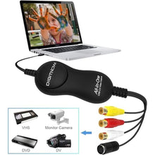 Load image into Gallery viewer, DigitPro VHS to Digital Converter,RCA to USB 2.0 Video Capture Card, Convert VHS VCR TV to DVD Converter for Tape MAC/PC/TV/Camcorder, MAC OS Windows Compatible