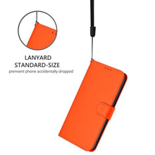 Load image into Gallery viewer, COTDINFOR Case for iPhone 17e / iPhone 16e Wallet Case with Card Holder Leather Flip Cover Kickstand Magnetic Closure Shockproof Women Men Cover for iPhone 17e / iPhone 16e 6.1 inch Orange YBM