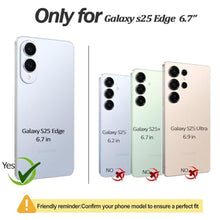 Load image into Gallery viewer, TwoHead for Samsung Galaxy S25 Edge Wallet Case with Card Holder, Detachable Magnetic Phone Case for S25 Edge,PU Leather All-Round Protective Phone Case Wallet with Wrist Strap(6.7 in,Wine Red)