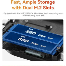 Load image into Gallery viewer, TRIGKRY Key R8 Mini PC, AMD Ryzen 7 8745HS (8C/16T, up to 4.9GHz), 32GB DDR5 5600MHz 1TB PCIE4.0 SSD, Radeon 780M Graphics Gaming PC, Triple 4K@144Hz Display, USB4, WiFi6+BT5.2+2.5G LAN Mini Computer