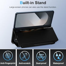 Load image into Gallery viewer, for Samsung Galaxy Z Fold 7 Case with S Pen and Built-in Screen Protector, Wireless Charging Holder Kickstand Full-Body Shockproof for Samsung Z Fold 7 5g Protective Cover Shell (Black)