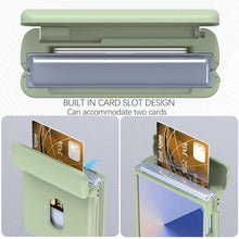 Load image into Gallery viewer, Haoseny for Samsung Galaxy Z Flip 7 Case with Wallet, Card Holder Hinge Protection Full Body Shockproof Case Phone Cover for Samsung Galaxy Z Flip 7 5G 2025 (Light Green)