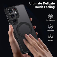 Load image into Gallery viewer, Mondelete 360 Spin Magnetic Stand for Samsung Galaxy S25 Ultra Case, Compatible with Magsafe Military Grade Drop Protection, Matte Hard Slim S25 Ultra Phone Case with Kickstand Ring Holder 113