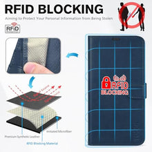 Load image into Gallery viewer, TUCCH Case Wallet for iPhone 17 Pro (6.3") 2025, Stand, RFID Blocking, 4 Card Holder, TPU Shockproof Inner Shell, PU Leather, Magnetic Closure Folio Protective Cover, Dark Blue